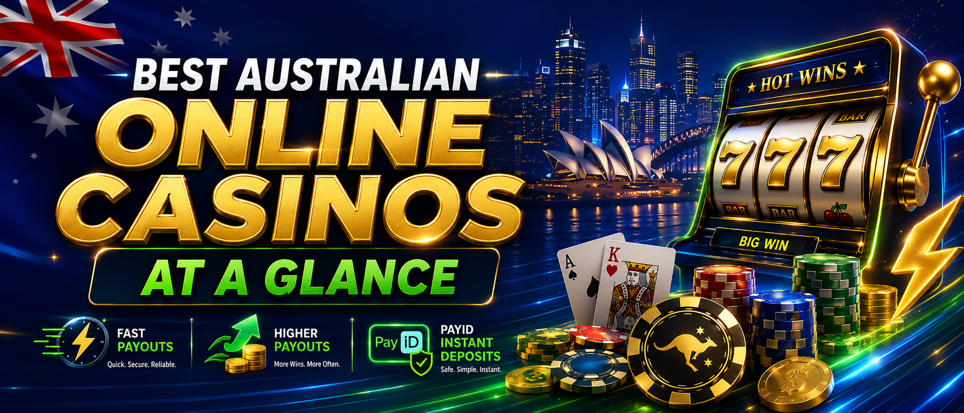Best Aussie Online Casinos at a Glance 2026